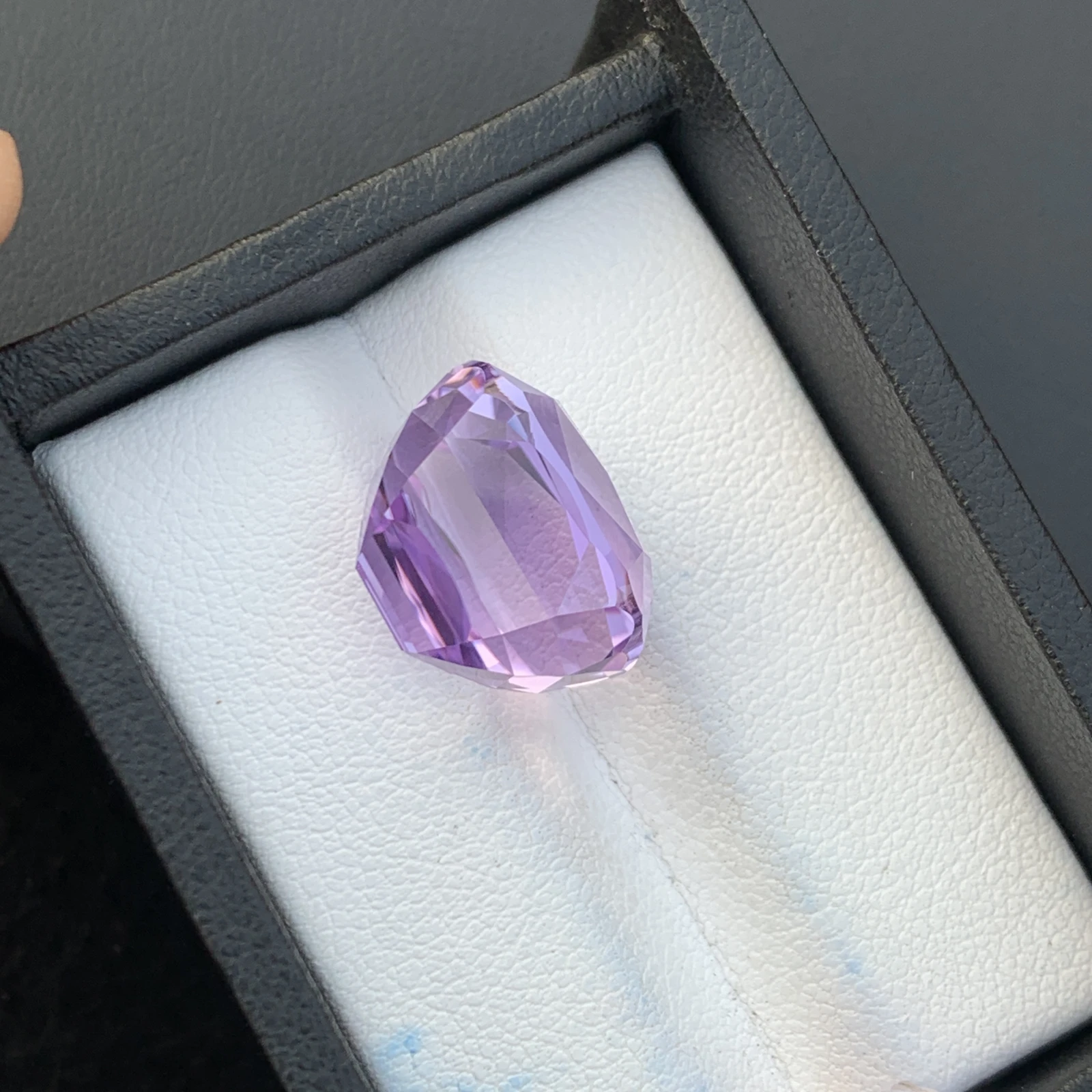 18.75ct Natural Unheated Purple Kunzite Cushion Shape Loose Gemstone from Afghanistan — view 11